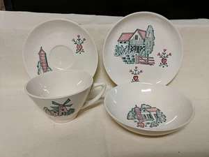 Marcrest Dessert Plate, Fruit Bowl & Cup w/ Saucer - Picture 1 of 5