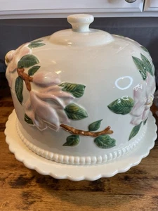 VALERIE Cumberland Design Gruppe Floral Keramik Kuchenständer & Kuppel HOCHWERTIG - Bild 1 von 7