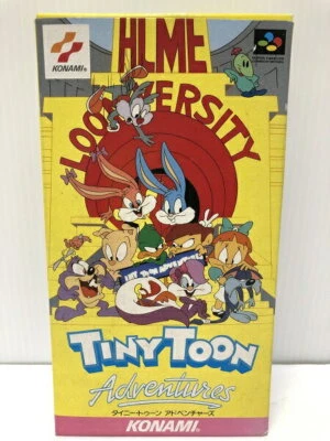 TINY TOON ADVENTURES Nintendo Super Famicom Japan Import Free shipping FedEx DHL - Image 1 of 4
