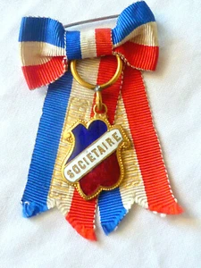 ALTES GESELLSCHAFTSFUNKTIONSABZEICHEN GEGENSEITIGE HILFE - Bild 1 von 4