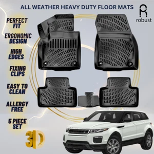 Floor Mats Liners For Range Rover Evoque 2011-2019 All Weather Heavy Duty Rugs - Picture 1 of 9