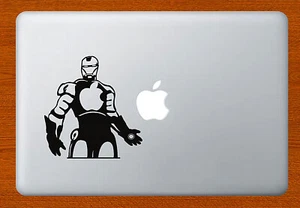 Iron Man Superhero Sticker Decal Laptop Mac Apple Notebook - Picture 1 of 1