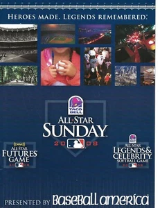 2008 All Star Sunday Program Yankee Stadium McCutcheon Carrasco Sandoval Andrus - Picture 1 of 1