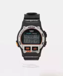 TIMEX × PUERTAS 20º IRONMAN 8LAP 90s TW5M57600 Modelo Especial Plateado Negro Raro - Imagen 1 de 16