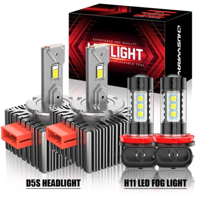 LED Headlight Hi/Low Beam Fog Light Bulb For MITSUBISHI L200 2016 2017 2018 2019 - Image 1 of 4