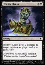 1x FOIL Essence Drain Darksteel MtG Magic Black Common 1 x1 Card Cards