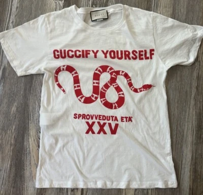 Gucci Guccify Yourself Sprovveduta Età XXV talla XS blanco rojo gráfico Foto 1 de 4