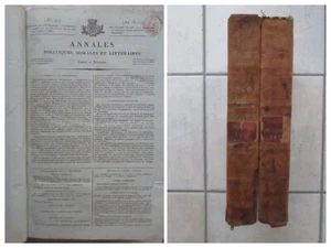 ANNALES POLITIQUES, MORALES ET LITTERAIRES, 1815/1816. Journal Royaliste. - Picture 1 of 12