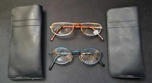 NEW 2 Select A Vision Eyeglasses Womens 3061 2042 3.50 Metal Frame Aspheric Blue - Picture 1 of 3