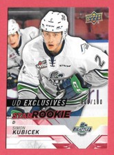 2018-19 Simon Kubicek Upper Deck CHL Rookie Exclusives 006/100 - Thunderbirds