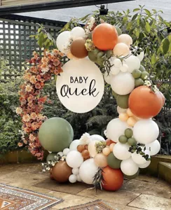 AUSTOCK Retro Orange Balloon Arch Garland Kit Baby Shower Wedding Birthday Party - Picture 1 of 4
