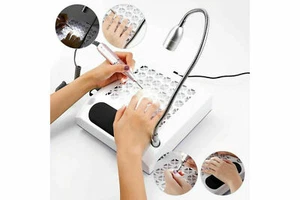 Staubsauger Fräser LED Lampe Maniküre Pediküre NAIL ART Nägel Kit 4 in 1 - Bild 1 von 5