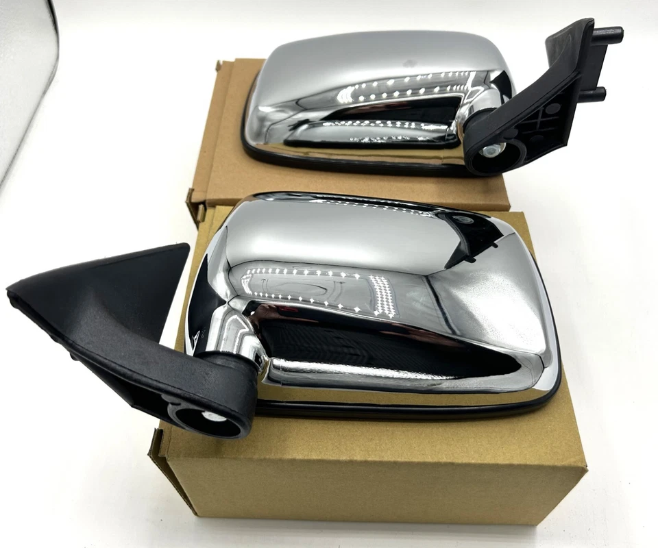 Chrome Mirror Set FOR 86 -93 Mazda B2000 B2200 Pickup PAIR - Image 1 of 4