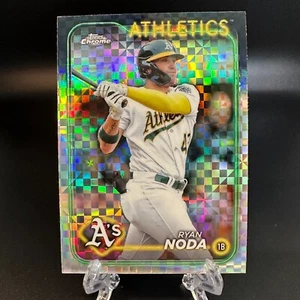 2024 Topps Chrome Ryan Noda X-Fractor #284 Oakland Athletics - Picture 1 of 2
