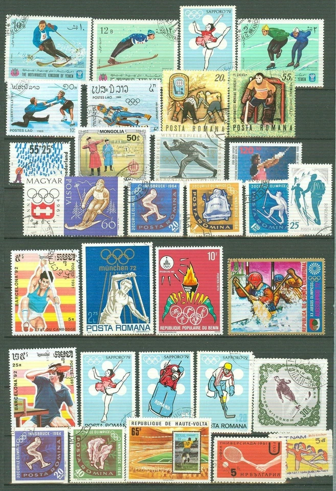 MTD M97 Romania Hungary Yemen + 31v Sports Canoe Table Tennis Bobsleigh Skiing - Image 1 of 1