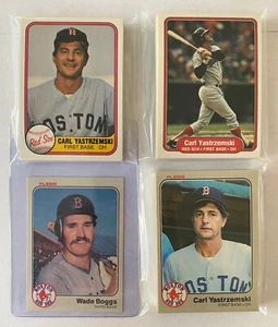 Boston Red Sox 1981-83 Fleer base team sets (3 set lot w/Boggs RC, 6 HOFers) - Picture 1 of 3