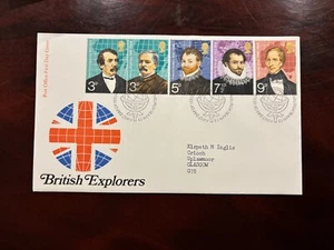 United Kingdom 1973 - British Explorers FDC stamps set Philatelic Bureau Edinbur - Picture 1 of 1