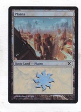 Magic: MTG: 10th Edition: Foil: Plains #367