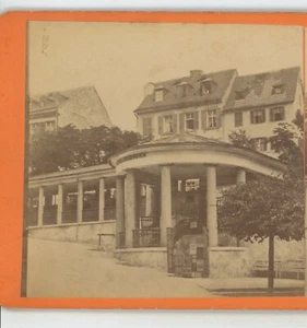 Parkkolonnade Karlsbad Karlsbad Tschechoslowakei Böhmen Stereoansicht - Bild 1 von 4