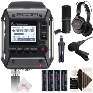 Zoom F1-LP 2-Input / 2-Track Portable Multitrack Recorder + ZDM-1 Accessory Kit - Picture 1 of 6