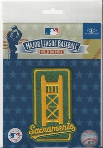 2025 Oakland A's Sacramento Kelly Green Sleeve Patch Official MLB Logo Pkg - Picture 1 of 1