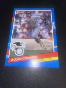 1991 Donruss #50 Jose Canseco Oakland Athletics Baseball Card All Star - Picture 1 of 2