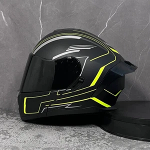 Men and Women Modular Motorcycle Helmet Double Lens Flip Racing Motocross Helmet - Picture 1 of 17