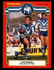 SCANLENS RUGBY LEAGUE CARDS 1986-21 MICK POTTER CANTERBURY BANKSTOWN