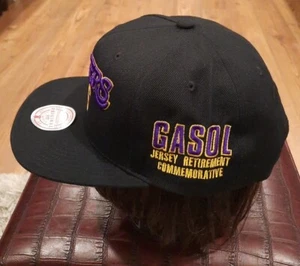 Pau Gasol Lakers #16 Commorative Jersey Retirement Mitchell Ness SnapBack NEU - Bild 1 von 8