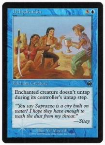 Dehydration 1999 Mercadian Masques FOIL Blue Common Enchantment MTG NM AZ4 - Picture 1 of 2
