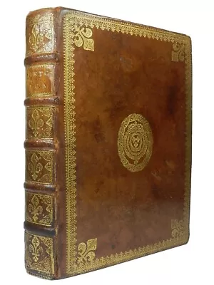 17TH CENTURY ROYAL FRENCH BINDING: Manuscript Scholarly Classics Compendium - Image 1 of 4