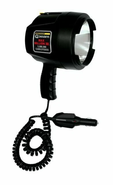 Brinkmann 800-2301-0 1200 Lumens Q-Beam Max Million III 12V DC Spotlight
