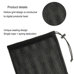 5.5/7.9/9.0inch Drawstring Portable Protective Nylon Phone Pouch Storage Bag