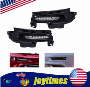 For Jeep Grand Cherokee SRT8 12-16 Front Pair Bumper LED Fog Light Driving Lamps - Foto 1 di 22