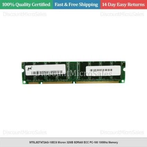 MT5LSDT472AG-10EC6 Micron 32MB SDRAM ECC PC-100 100Mhz Memory - Picture 1 of 1