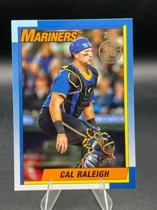 2025 Topps Series 2 CAL RALEIGH 1990 Throwback 35th Anniversary #90B2-13 - Picture 1 of 5