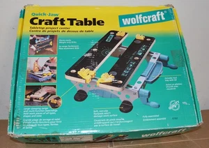 Wolfcraft Quick Jaw Craft Table # 6162 New in Open box Bench Top Wood Clamp - Picture 1 of 5