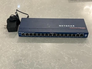 Tested NETGEAR ProSafe Plus GS116v2 16 Port Gigabit Ethernet Switch GS1116 V2 - Photo 1/2