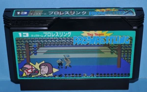 Tag Team Pro Wrestling Famicom NES Japan import US Seller Cleaned & Tested 1403 - Picture 1 of 3