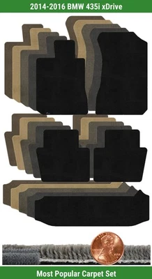 Juego de alfombrillas Ultimat personalizadas para BMW 435i xDrive 2014-2016 (5 piezas) #1CI Foto 1 de 4