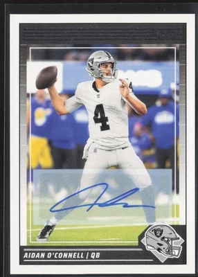 Aidan O'Connell 2024 Panini Score #147 Base Auto Raiders - Image 1 of 2