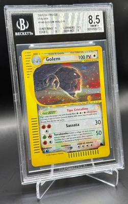 Pokemon Golem Kristallin BGS 8.5 Crystal Ita #148 Holo Skyridge Italienisch - Bild 1 von 4