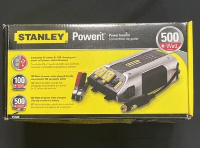 Stanley 500 Watt Power Inverter NIB  - Image 1 of 3