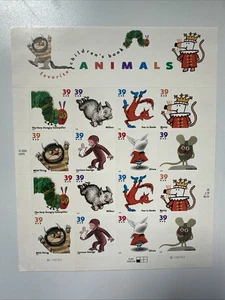 2005 USPS Children Book Animals Sheet Of 16 39cent Stamps Mint Never Hinged - Picture 1 of 5