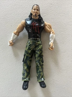 Figura de acción de lucha libre Matt Hardy pantalones camuflados negros T 2003 Jakks? Cabeza? Foto 1 de 4