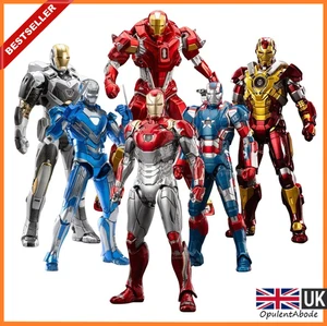 Figura de acción ZD Marvel Avengers 7" serie MK Iron Man Mark modelo figuras regalo - Imagen 1 de 31