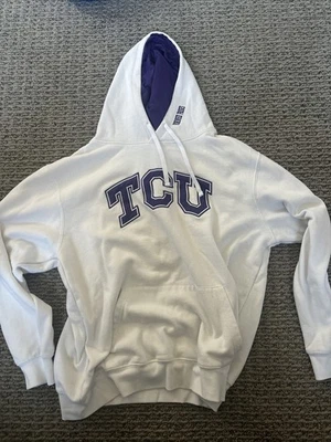TCU White Hoodie - Image 1 of 3
