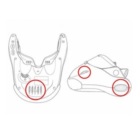 Dynovisor Atari Jaguar VR Replacement Part - Foam Set Brand New - 5 Pieces/Order