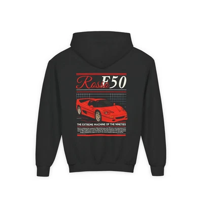 Sudadera con capucha para niños Ferrari F50 1995-1997 - suéter para niños de deportes de motor regalo Foto 1 de 2