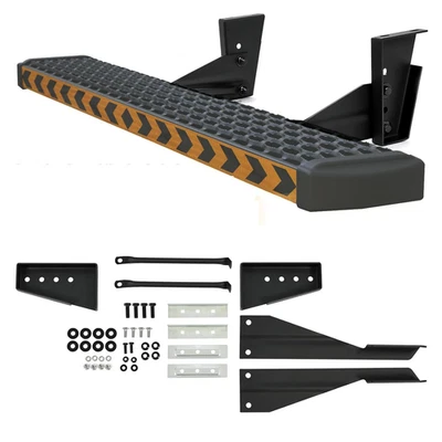 For Ford Transit 150/250/350 15-23 Rear Step Running Board W/Dock Bumper Bracket - Image 1 of 4